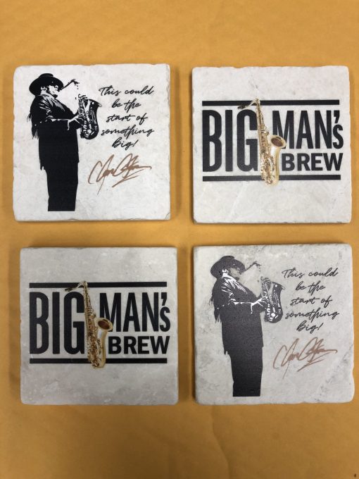 Big Man’s Brew Stone Coasters